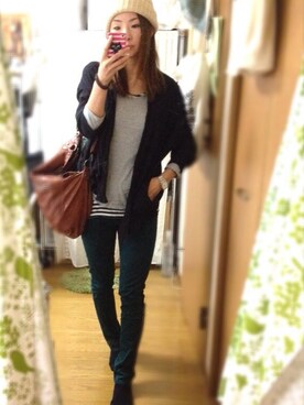 u-koさん（レディース・164cm）の秋コーディネート