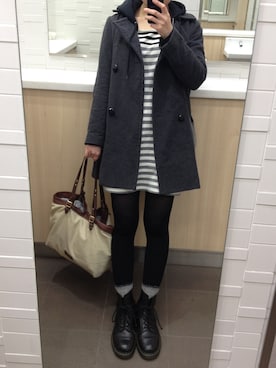 「carlife（カーライフ）のアイテム（その他アウター）」を使った、naomiさん（レディース・163cm）の冬コーディネート