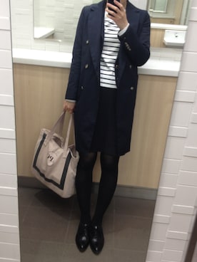 「And A（アンドエー）のアイテム（ジャケット/アウター）」を使った、naomiさん（レディース・163cm）の春コーディネート