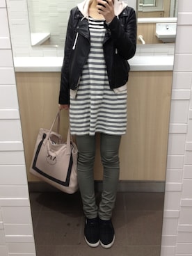 「GRASS WATER（グラスウォーター）のアイテム」を使った、naomiさん（レディース・163cm）の春コーディネート