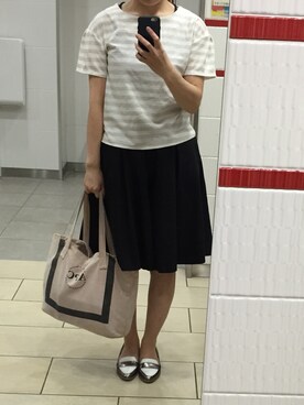 「AS as know as（エーエス アズノウアズ）のアイテム（キャミソール）」を使った、naomiさん（レディース・163cm）の夏コーディネート