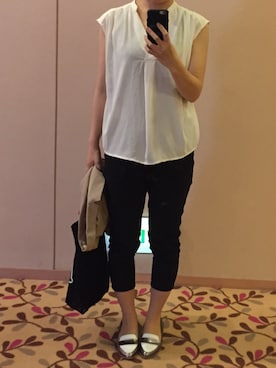 「carlife（カーライフ）のアイテム（その他アウター）」を使った、naomiさん（レディース・163cm）の夏コーディネート