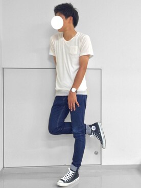 ばさばささん（メンズ・171cm）の夏コーディネート