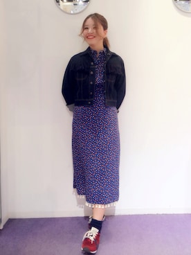 「Dolly&Molly（ドリー＆モリー）のアイテム」を使った、y u k o .さん（レディース・163cm）の春コーディネート