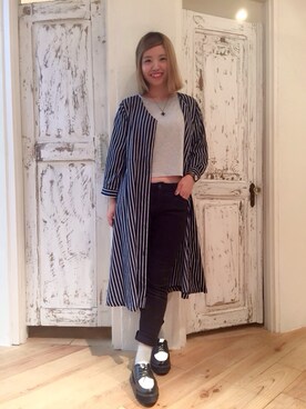 「Dolly&Molly（ドリー＆モリー）のアイテム」を使った、y u k o .さん（レディース・163cm）の秋コーディネート