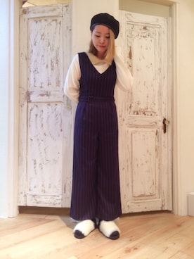 「Dolly&Molly（ドリー＆モリー）のアイテム」を使った、y u k o .さん（レディース・163cm）の秋コーディネート