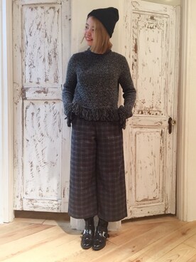 「Dolly&Molly（ドリー＆モリー）のアイテム」を使った、y u k o .さん（レディース・163cm）の秋コーディネート