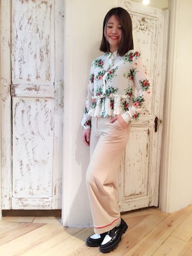 「Dolly&Molly（ドリー＆モリー）のアイテム」を使った、y u k o .さん（レディース・163cm）の冬コーディネート