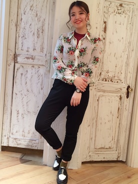 「Dolly&Molly（ドリー＆モリー）のアイテム」を使った、y u k o .さん（レディース・163cm）の冬コーディネート