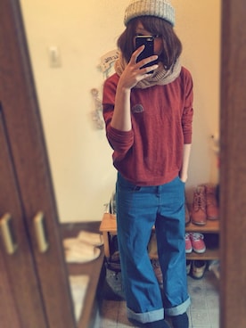 ひだりさん（レディース・160cm）の冬コーディネート