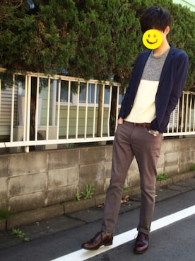 「HARE（ハレ）のアイテム（その他シューズ）」を使った、kitsuneさん（メンズ・181cm）の春コーディネート