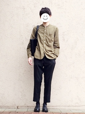 「Burner（バーナー）のアイテム（パンツ）」を使った、kitsuneさん（メンズ・181cm）の秋コーディネート