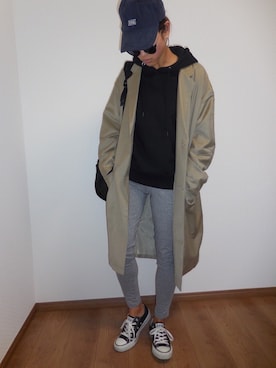 「3rd by VANQUISH（サードバイヴァンキッシュ）のアイテム（パンツ）」を使った、12anna23さん（レディース・159cm）の秋コーディネート