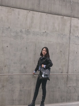 「fashionweek」｜刘恩惠さん（レディース・161cm）の秋コーディネート