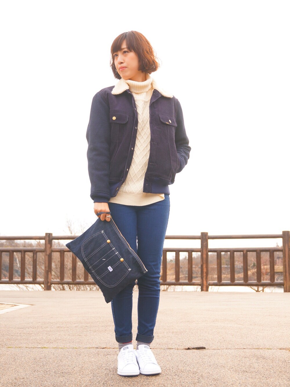 ayc_xxxさんの「LEE OVERALL POUCH OW（Lee）」を使ったコーディネート