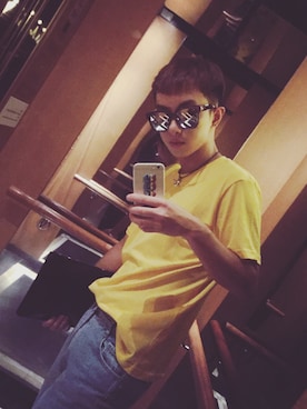「ANYA HINDMARCH（アニヤハインドマーチ）のアイテム」を使った、edrui0102さん（メンズ・175cm）の夏コーディネート