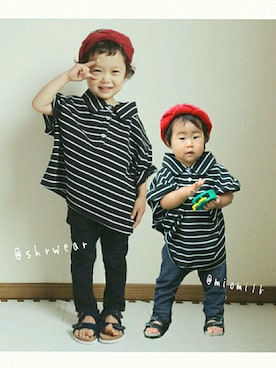 あ*ずさん（キッズ・70cm）の夏コーディネート