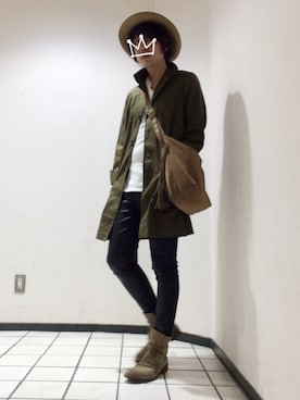 「Dickies（ディッキーズ）のアイテム（その他アウター）」を使った、kzさん（メンズ・173cm）の秋コーディネート
