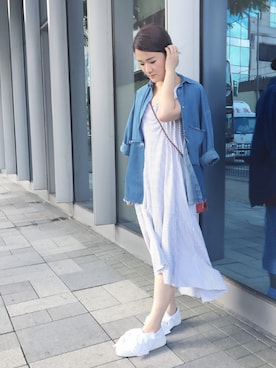 「Joshua SANDERS（ジョシュアサンダース）のアイテム」を使った、Michellechelleさん（レディース・157cm）の春コーディネート