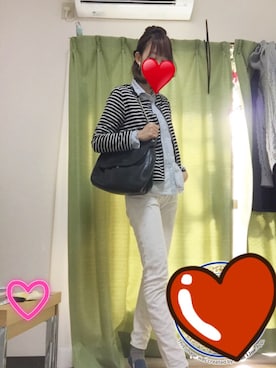 Yuka Ikedaさん（レディース・161cm）の冬コーディネート