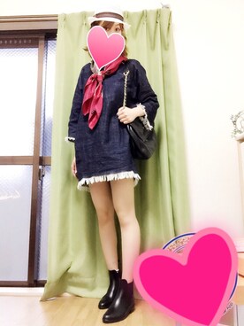 Yuka Ikedaさん（レディース・161cm）の春コーディネート