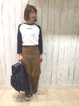 杉本  奈々子さん（レディース・155cm）の秋コーディネート