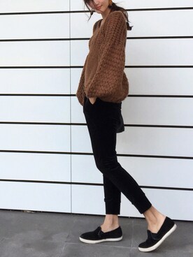 「STYLE DELI（スタイルデリ）のアイテム（パンツ）」を使った、nagiさん（レディース・172cm）の秋コーディネート
