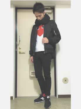 yuppeさん（メンズ・178cm）の冬コーディネート