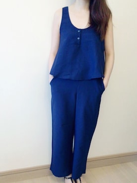 「pants」｜「アイテム（オールインワン・サロペット）」を使った、My Secret Closetさん（レディース・164cm）の夏コーディネート