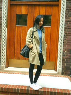 「TrenchCoats_TBrand」｜shonanさん（レディース・160cm）の秋コーディネート