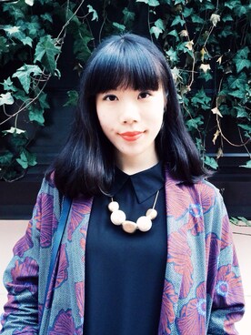 「STYLE」｜「アイテム（カバーオール）」を使った、Loting LoTszTingさん（レディース・161cm）の冬コーディネート