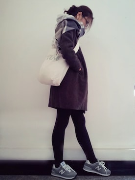 YouZさん（レディース・167cm）の冬コーディネート