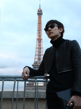 「CHRISTIAN DADA（クリスチャンダダ）のアイテム（その他アウター）」を使った、りゅっけさん（メンズ・173cm）の冬コーディネート
