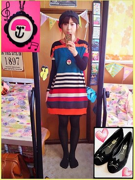 「I am I （アイアムアイ）のアイテム（シューズ）」を使った、＊vievie＊さん（レディース・167cm）の春コーディネート
