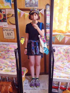 「LIVE」｜「アイテム（財布/小物）」を使った、＊vievie＊さん（レディース・167cm）の夏コーディネート