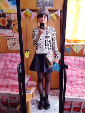 「アイテム（ブーツ）」を使った、＊vievie＊さん（レディース・167cm）の秋コーディネート