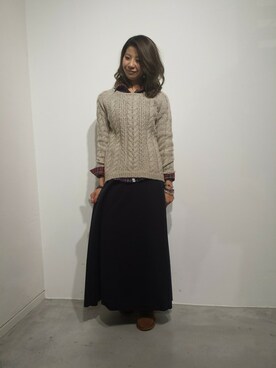 miyoさん（レディース・164cm）の冬コーディネート