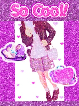 「PECOGIRL」｜ଘ ＭＩＹＵ ଓさん（レディース・153cm）の秋コーディネート