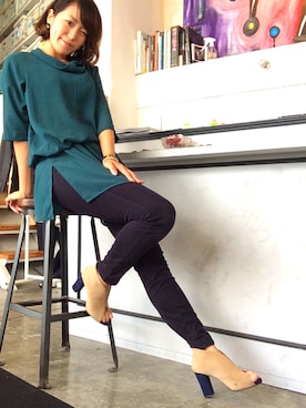 「MORGAN（モルガン）のアイテム（ワンピース/ドレス）」を使った、💋ARASHIRO KIWAKO💋さん（レディース・167cm）の春コーディネート