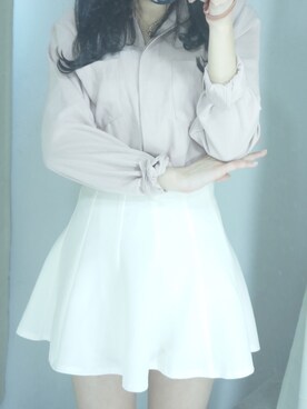 「치마」｜에담브리니さん（レディース・165cm）の春コーディネート