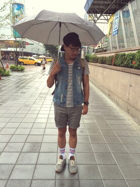 Leo Chenさん(メンズ・180cm)の夏コーディネート