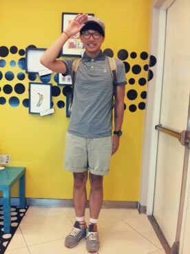 Leo Chenさん(メンズ・180cm)の夏コーディネート