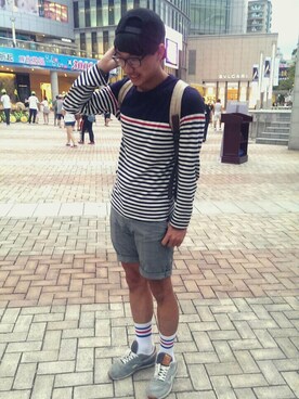 Leo Chenさん(メンズ・180cm)の夏コーディネート