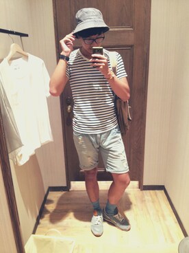Leo Chenさん(メンズ・180cm)の夏コーディネート