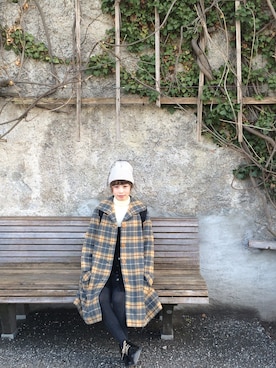 「ドイツ」｜「アイテム（その他アウター）」を使った、かなおさん（レディース・154cm）の春コーディネート