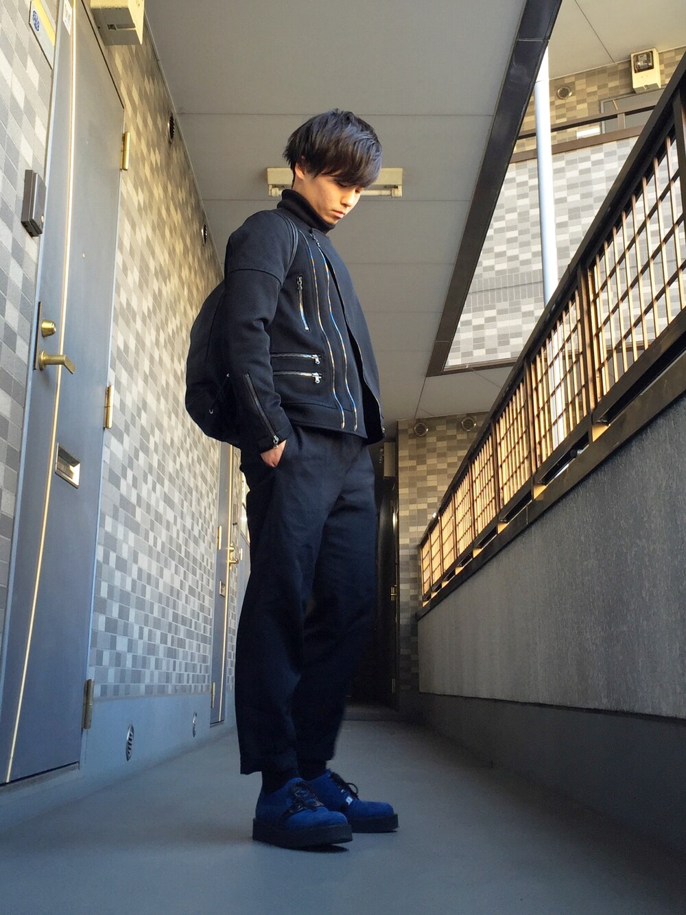 シャリーフ shareef ノーカラージャケット SHAREEFのノーカラージャケットを使った人気ファッション