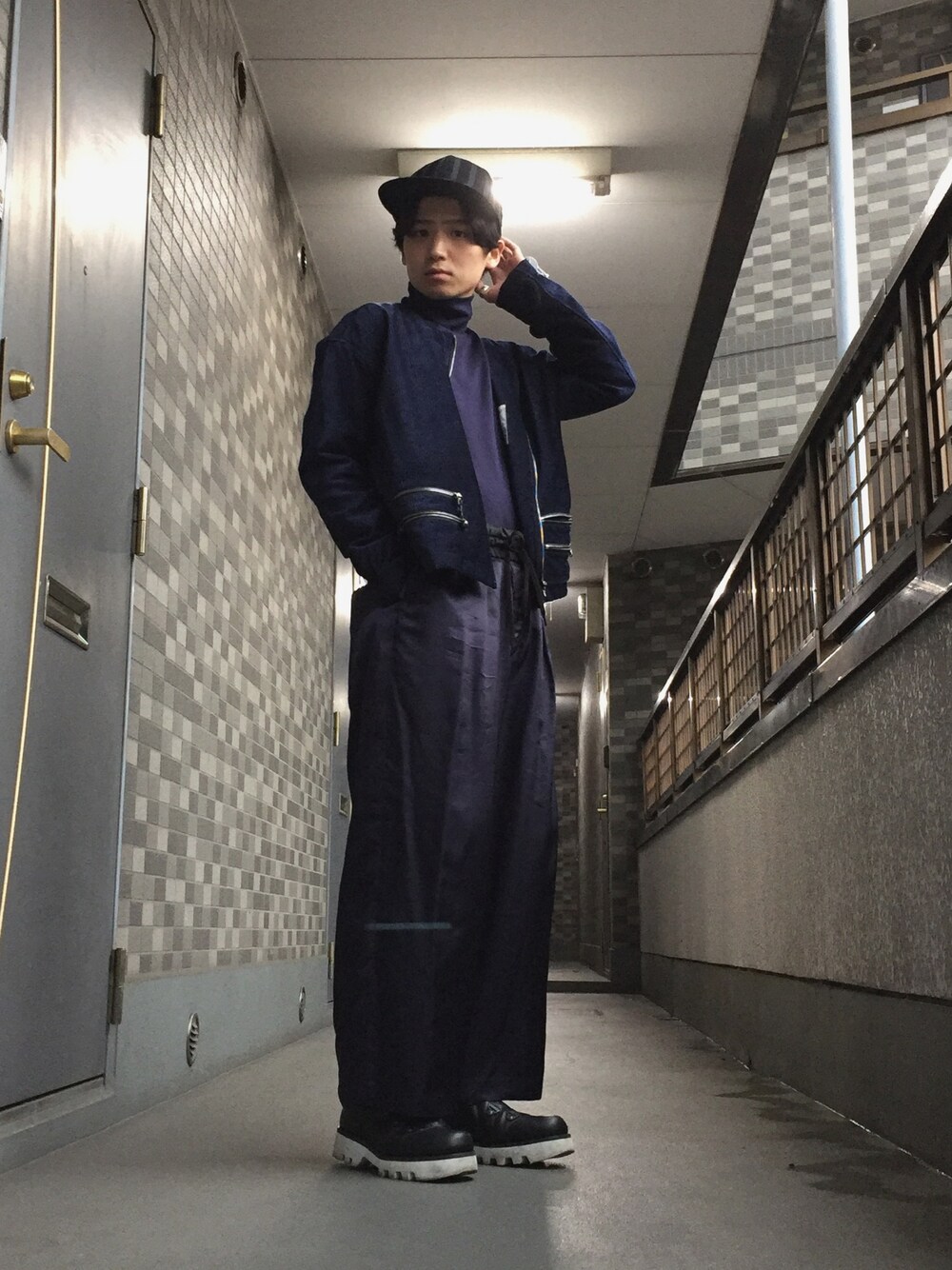 シャリーフ shareef ノーカラージャケット SHAREEFのノーカラージャケットを使った人気ファッション