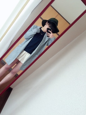 「present（プレゼント）のアイテム（ジャケット/アウター）」を使った、Mstyleさん（レディース・157cm）の春コーディネート