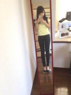 「present（プレゼント）のアイテム（イヤリング）」を使った、Mstyleさん（レディース・157cm）の夏コーディネート