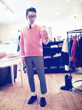 クリンチャーさん（メンズ・165cm）の春コーディネート